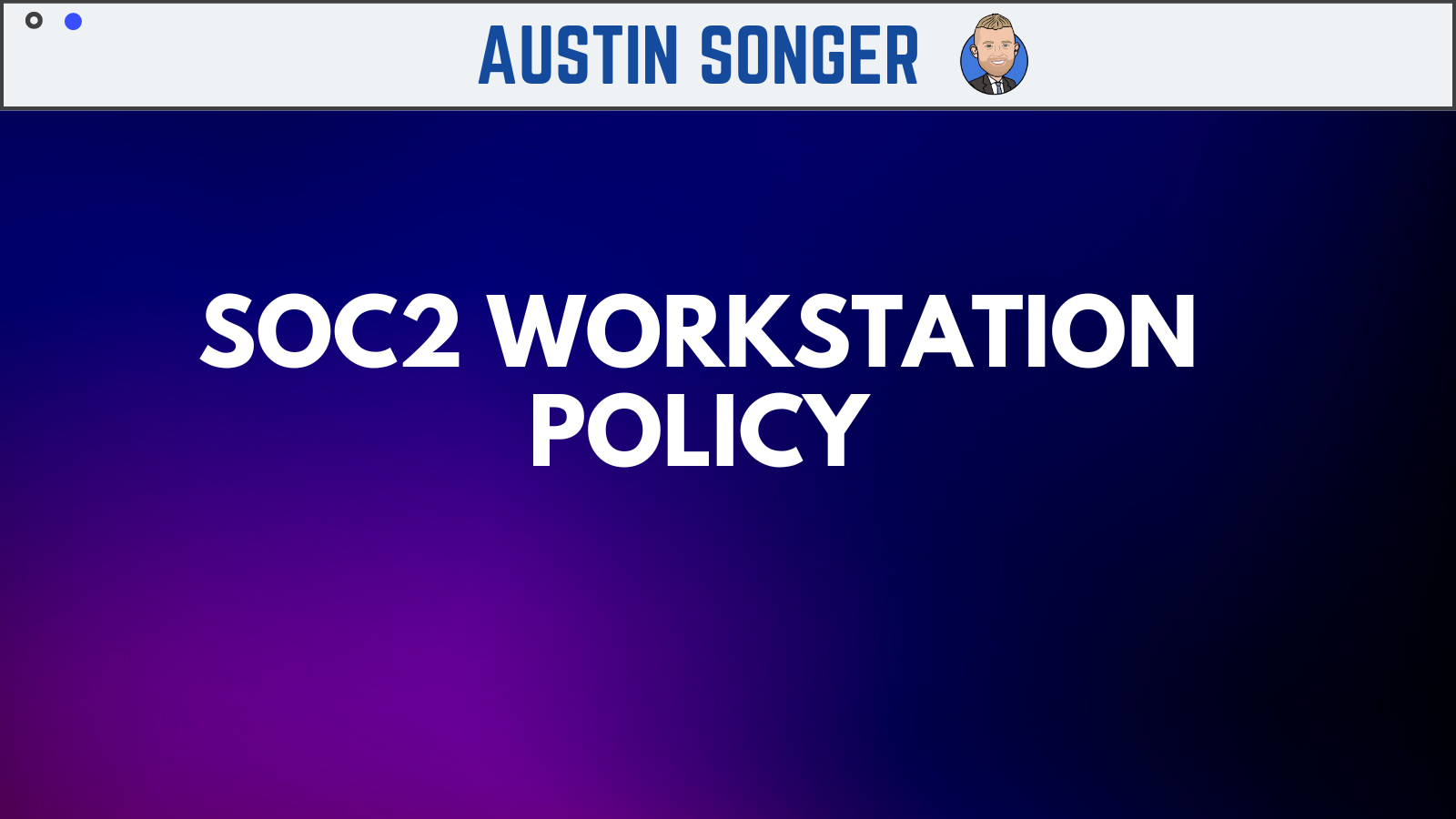 SOC2 Workstation Policy